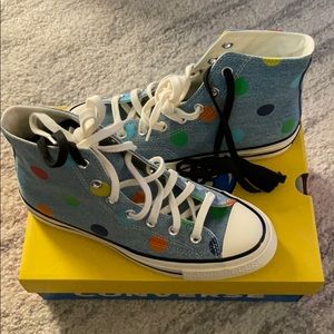 POLKA DOT CHUCK 70 HI by GOLF WANG